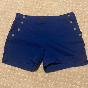 Banana Republic blue button up shorts size 12